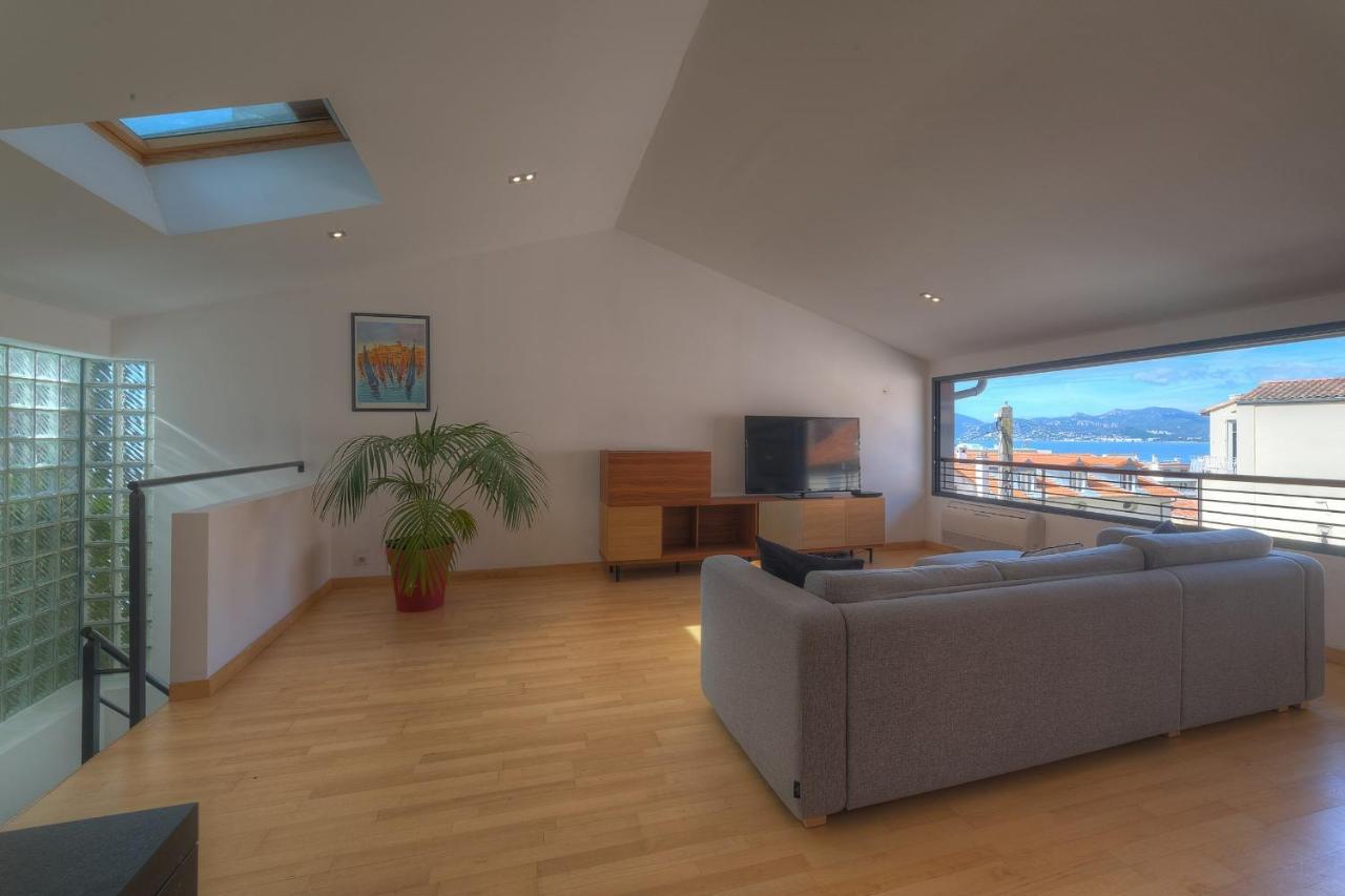 Immogroom - Beautiful Duplex - Sea View - Quiet - Ac - Wifi - Garage Cannes Exterior photo