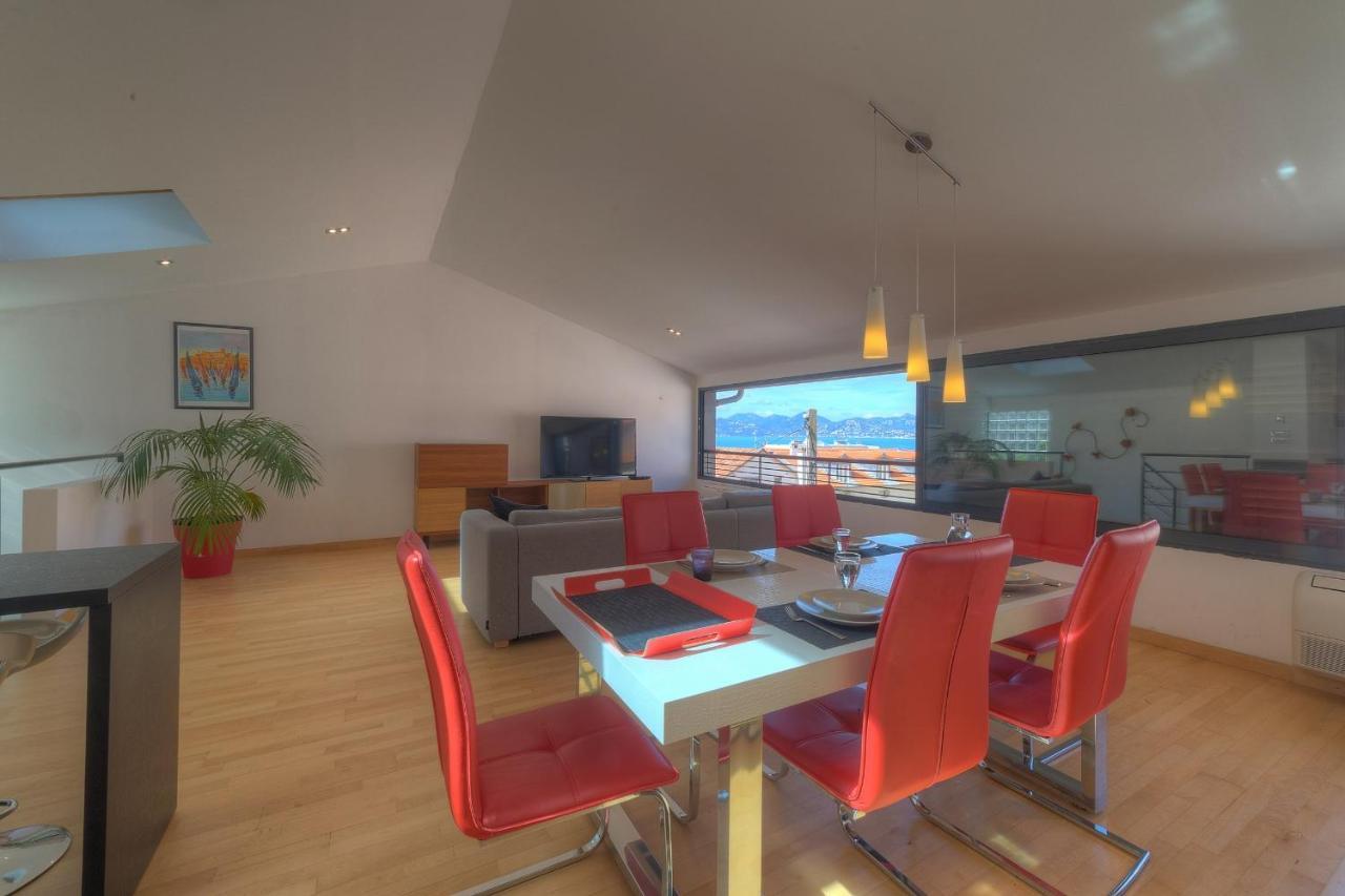 Immogroom - Beautiful Duplex - Sea View - Quiet - Ac - Wifi - Garage Cannes Exterior photo